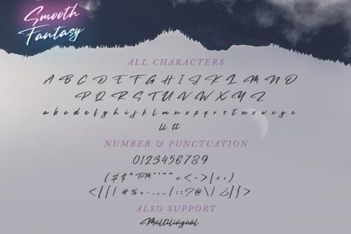 Smooth Fantasy Script Font