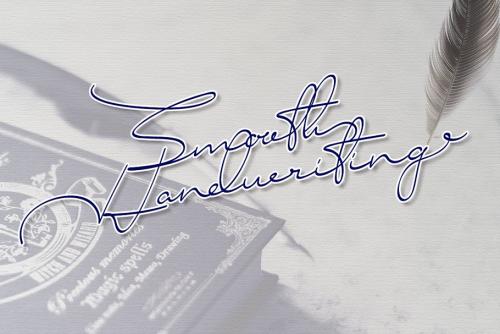 Smooth Signature Font