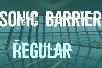 Sonic Barrier Font