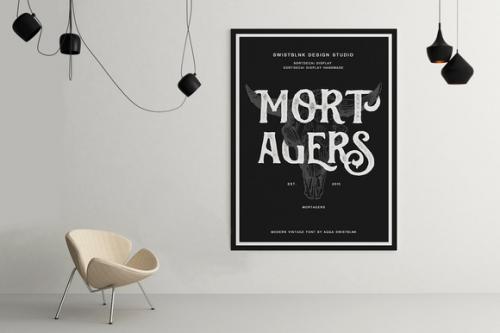 Sortdecai Display Handmade Font