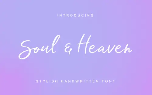 Soul Heaven Script Font