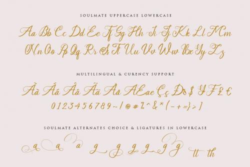 Soulmate Calligraphy Font