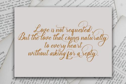 Soulmate Calligraphy Font