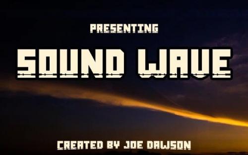 Sound Wave Display Font