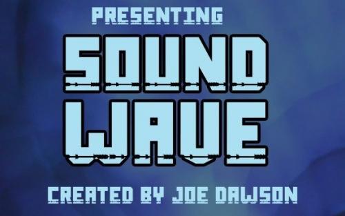 Sound Wave Display Font