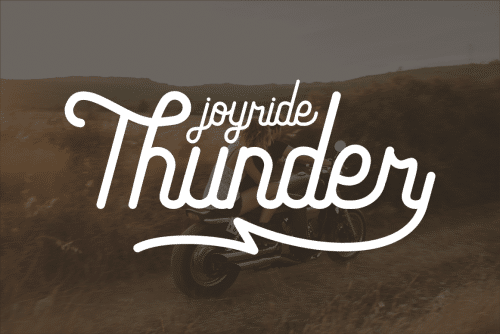 Speed Line Script Font