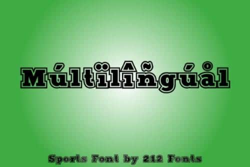 Sports Display Font