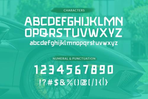 Square Display Games Font