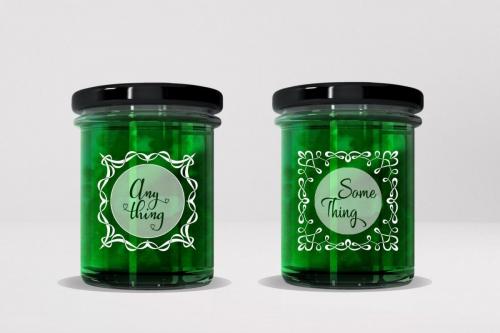 Square Monogram Frames Font