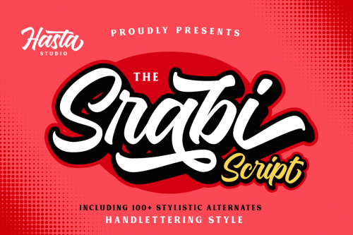 Srabi Bold Script Font
