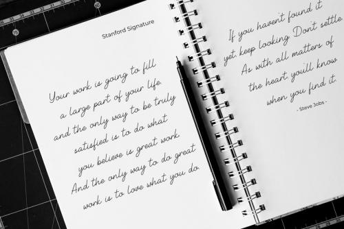 Stanford Signature Script Font