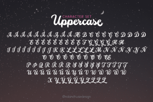 Stars Love Script Font