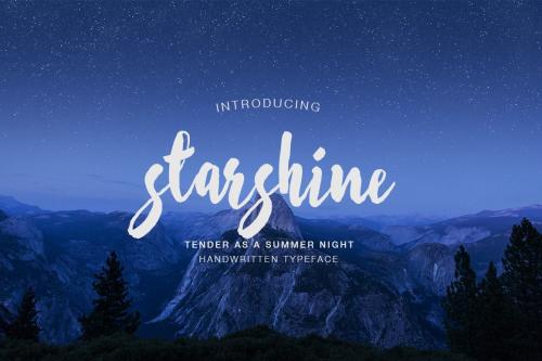 Starshine Brush Font