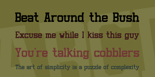 Staubach Font