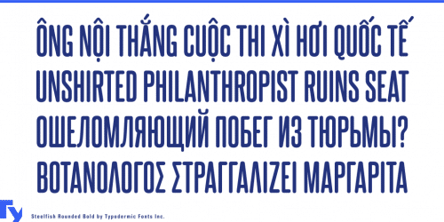 Steelfish Rounded Font Family