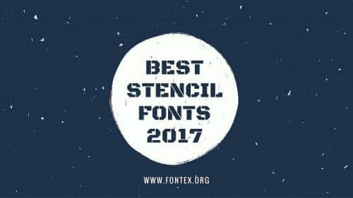 Stencil One Typeface