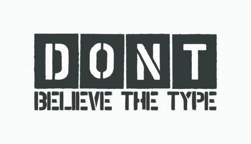 Stencil One Typeface
