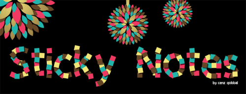 Sticky Notes Fonts