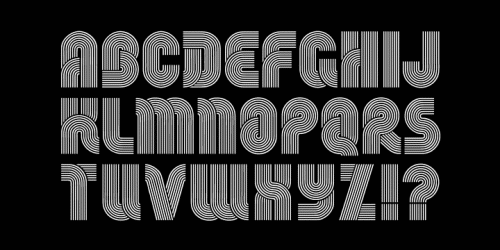 Stripes Font