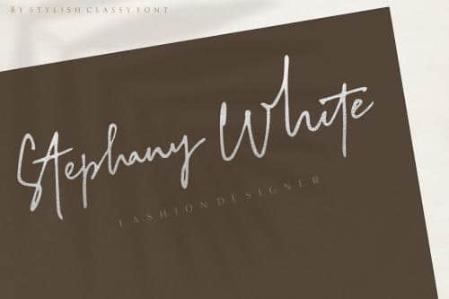 Stylish Classy Handwritten Font