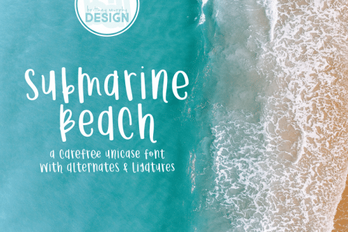 Submarine Beach Script Font
