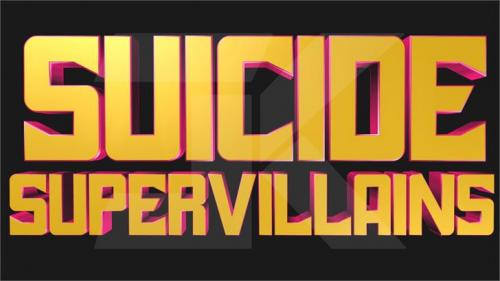 Suicide Super Villains Display Font