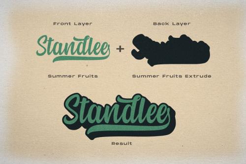 Summer Fruits Script Font