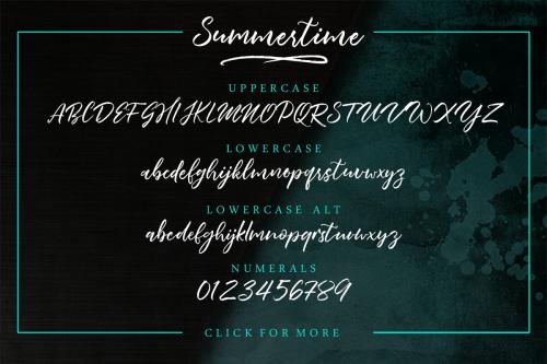 Summertime Handwritten Font