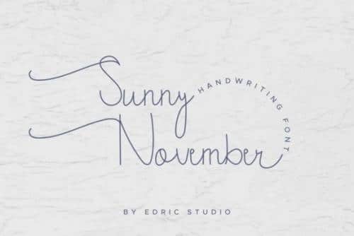 Sunny November Font