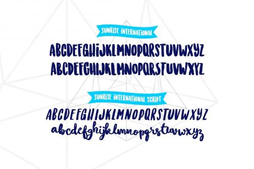 Sunrise International Font