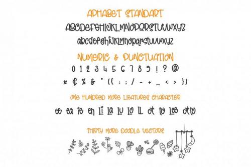 Sushi Omelette Fancy Font