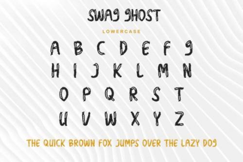 Swag Ghost Brush Font