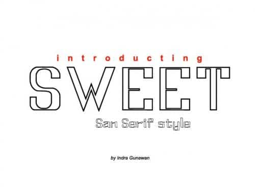 Sweet Display Font