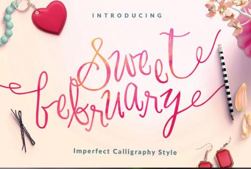 Sweet February Script Font