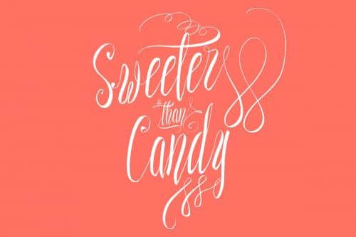 Sweeter than Candy Script Font