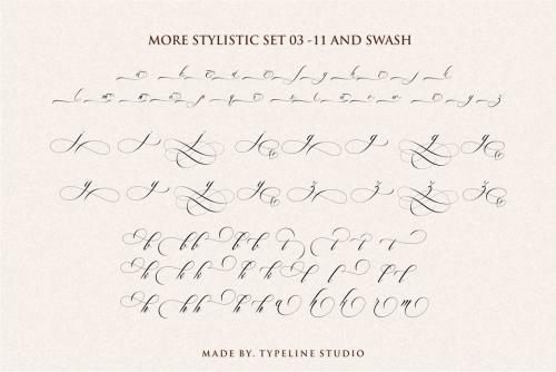 Switzerland Calligraphy Font