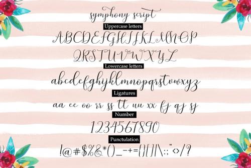 Symphony Script Font