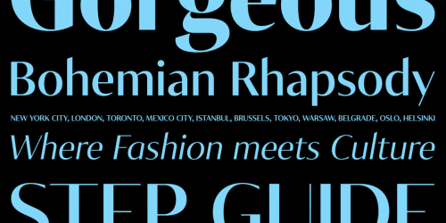 Tabac Glam Font Family