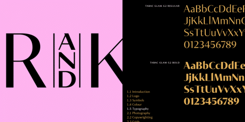 Tabac Glam Font Family