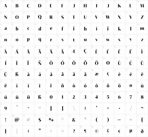 Tabac Glam Font Family