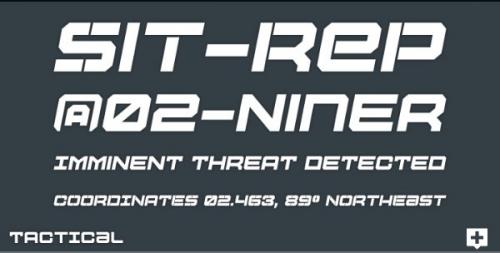 Tactical Font