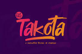 Takota Brush Font