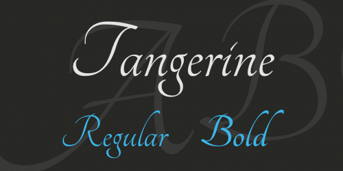 Tangerine Font