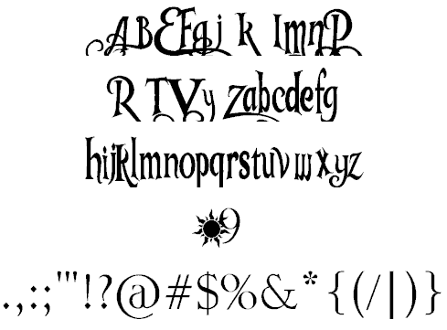 Tangled v. Font