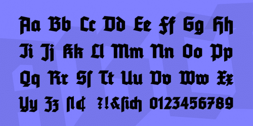 Tannenberg Font