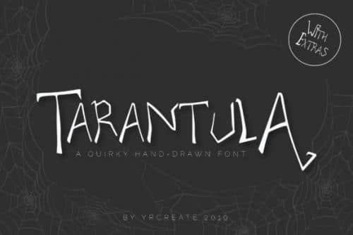 Tarantula Horror Font