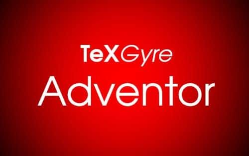 TeXGyreAdventor Font Family