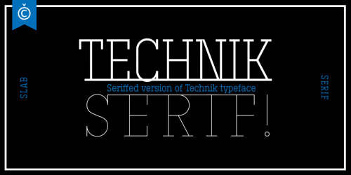 Technik Serif Font Family