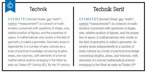 Technik Serif Font Family