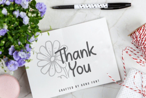 Tello Stick Handwritten Font